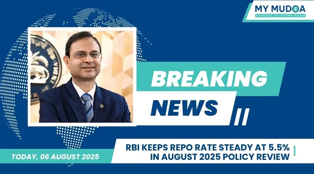 RBI Keeps Repo Rate Steady at 5.5% in August 2025 Policy Review